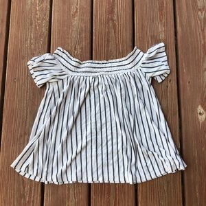 off the shoulders top